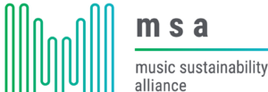 Music Sustainability Alliance Logo links to website