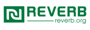 reverb logo links to website